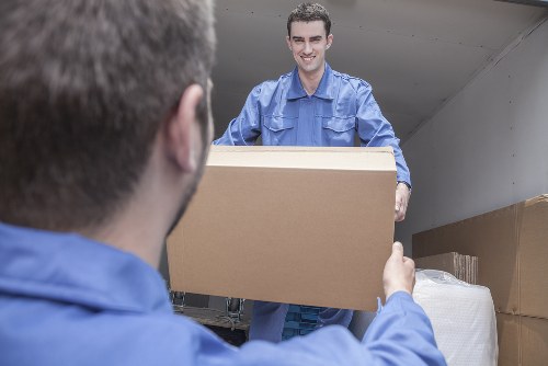 Removal team planning a move near Clapham streets