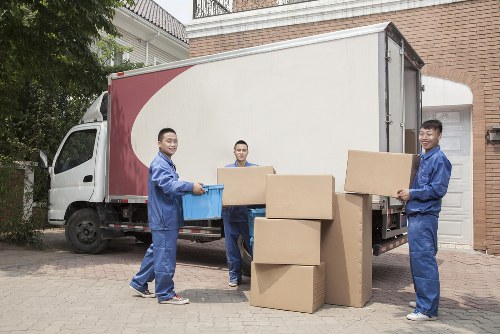 Sturdy cartons and protective materials prepared for packing in Clapham