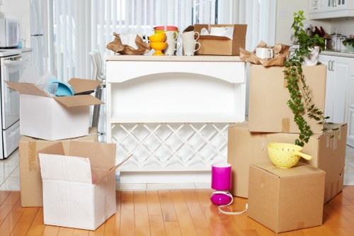Commercial removals for a business premises in Clapham