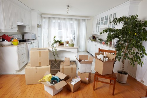 Removal van and movers handling a same day move in Clapham