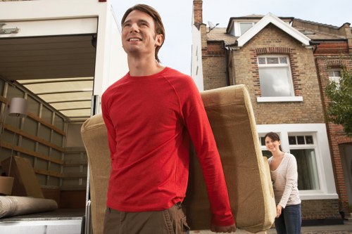 Specialist removal service handling fragile items and storage