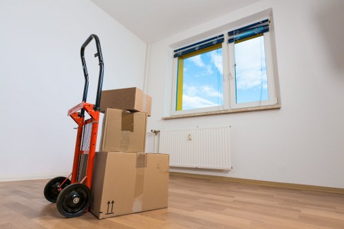 Clapham movers assessing a property for safety and access risks