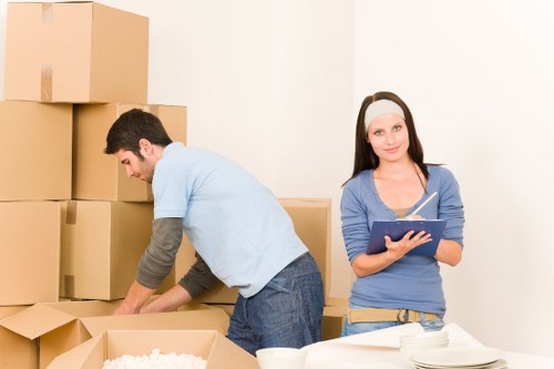 Professional moving truck service in Clapham