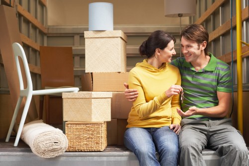 Local office relocation team coordinating a Clapham move