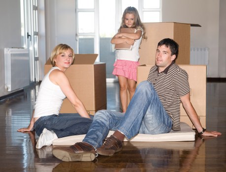 Furniture loading support from a Clapham property